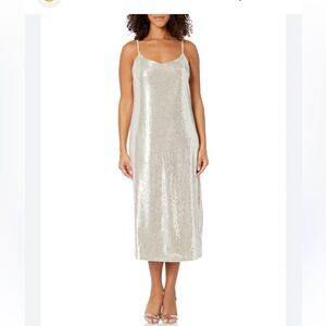 Sequin Spaghetti Strap Dress